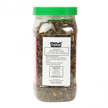 Thyroid Support Tea | Thyroid Tea | Antithyroid Herbal Green Tea 100g (Min. 70 Cups) | Loose Leaf Tea | No Chemicals | Herbal Green Tea | Blend of Premium Green Tea with Rich 