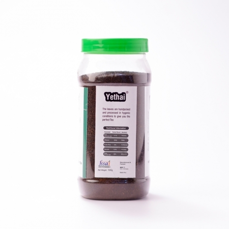 Nilgiris Garden Fresh Black Tea | Yethai CTC Nilgiris Black Tea | Loose Leaf Tea Powder from Nilgiris | No Chemicals | 100% Natural | Fresh Tea Powder